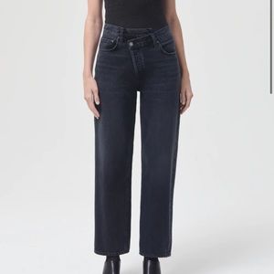 Agolde Criss cross jeans
